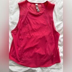 Lululemon vented running tank raspberry pink